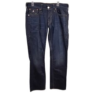 True Religion Jeans Billy Cut Straight 33 (Actual 38x34) Cut 704870 Mexico Men's